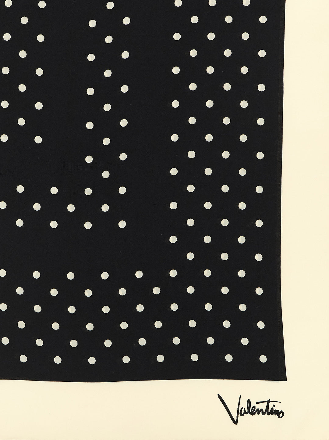 Valentino Garavani Plusdepois Scarves and Foulards - White/Black | 091da62ed1f79c075ae80d5af3dcc1171b269ff2