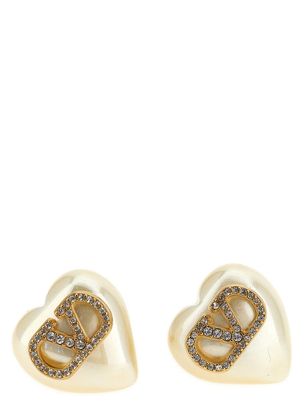Valentino Garavani Heart Earrings Jewelry Gold