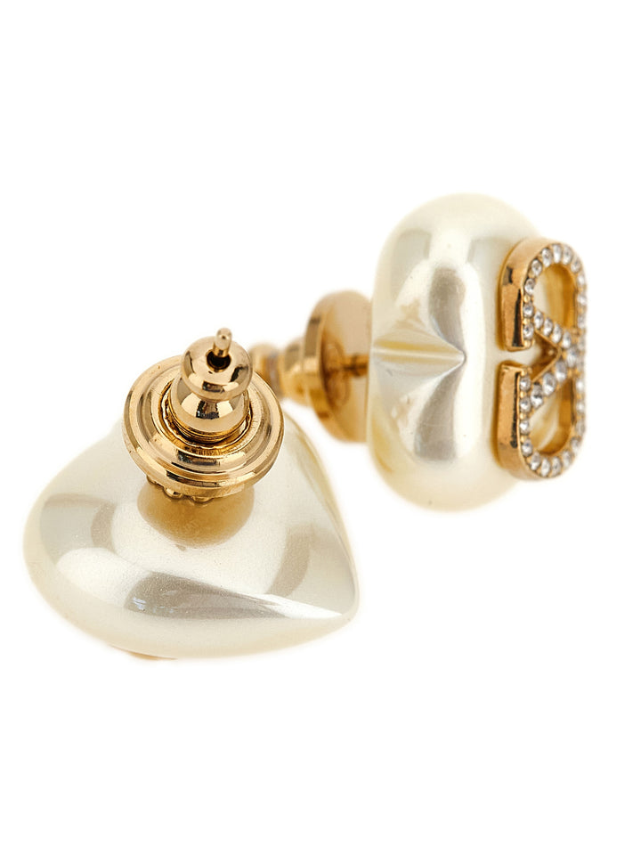 Valentino Garavani Valentino Garavani Heart Earrings Jewelry - Gold | a358a74f76f391ebba460c029407f78927d45e09