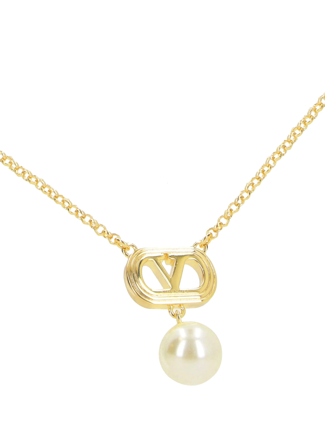 Valentino Garavani Valentino Garavani Vlogo Signature Necklace Jewelry - Gold | 798167632b63999d67019194a50c9255dc8b68e0