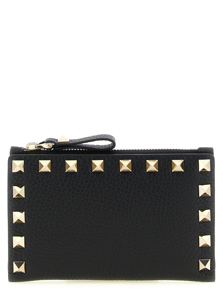 Valentino Garavani Rockstud Wallets and Card Holders - Black | 574fac3e070695efb428f6611e31e01f3857a0d9