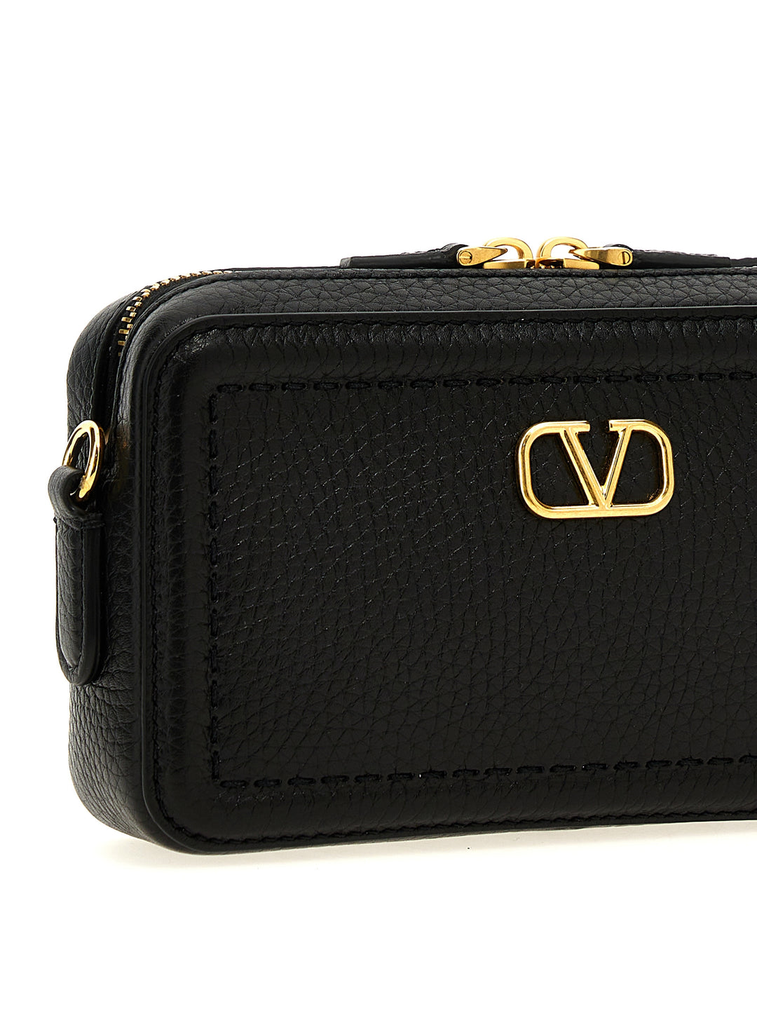 Valentino Garavani Alltime Crossbody Bags - Black | e783b4d566ca6d5992fd1ecae0ff51244731f52a
