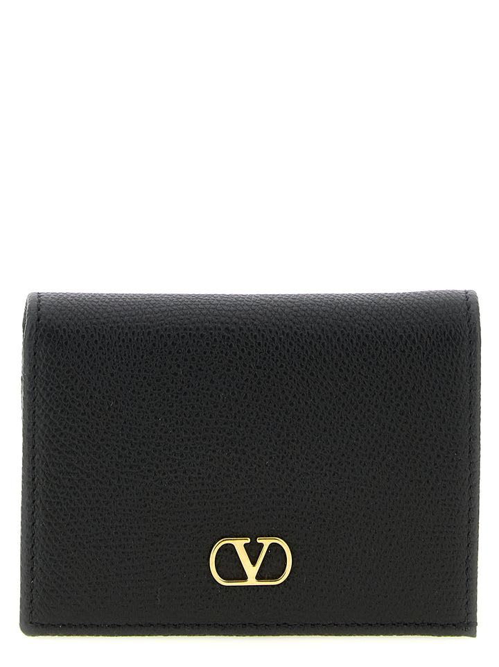 Valentino Garavani Valentino Garavani Vlogo Signature Wallet Wallets and Card Holders - Black | 958ecee6c929cf49d962a184fd673cccd25bc8e1