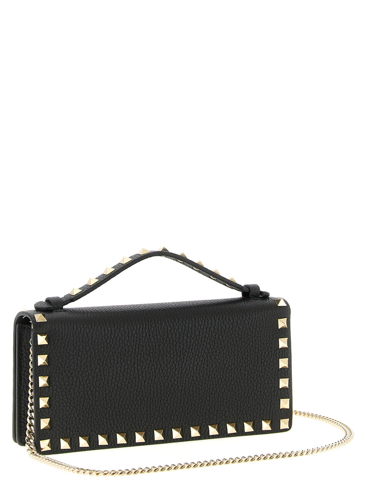 Valentino Garavani Rockstud Wallets and Card Holders - Black | b703802e4ea7788d8b645e6867d56bf291d3db47