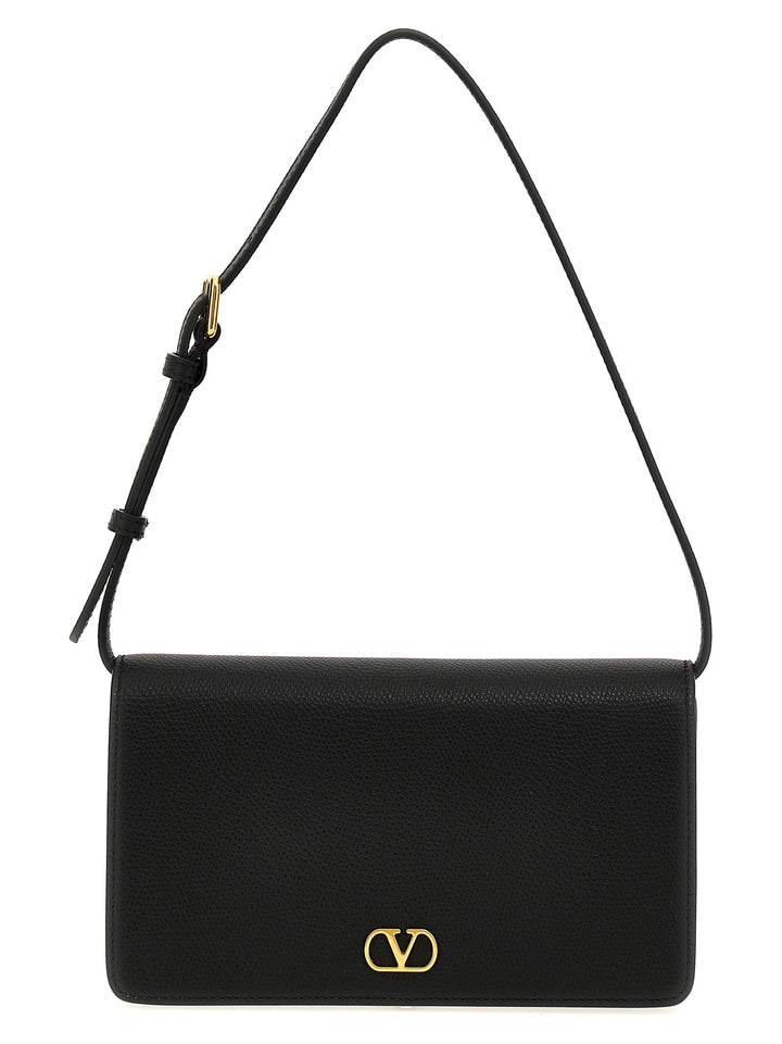 Vlogo Signature Shoulder Bags Black