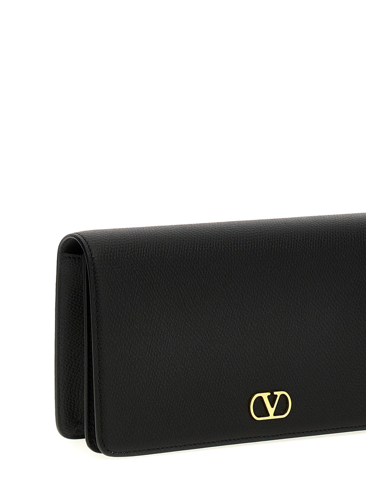 Vlogo Signature Shoulder Bags Black