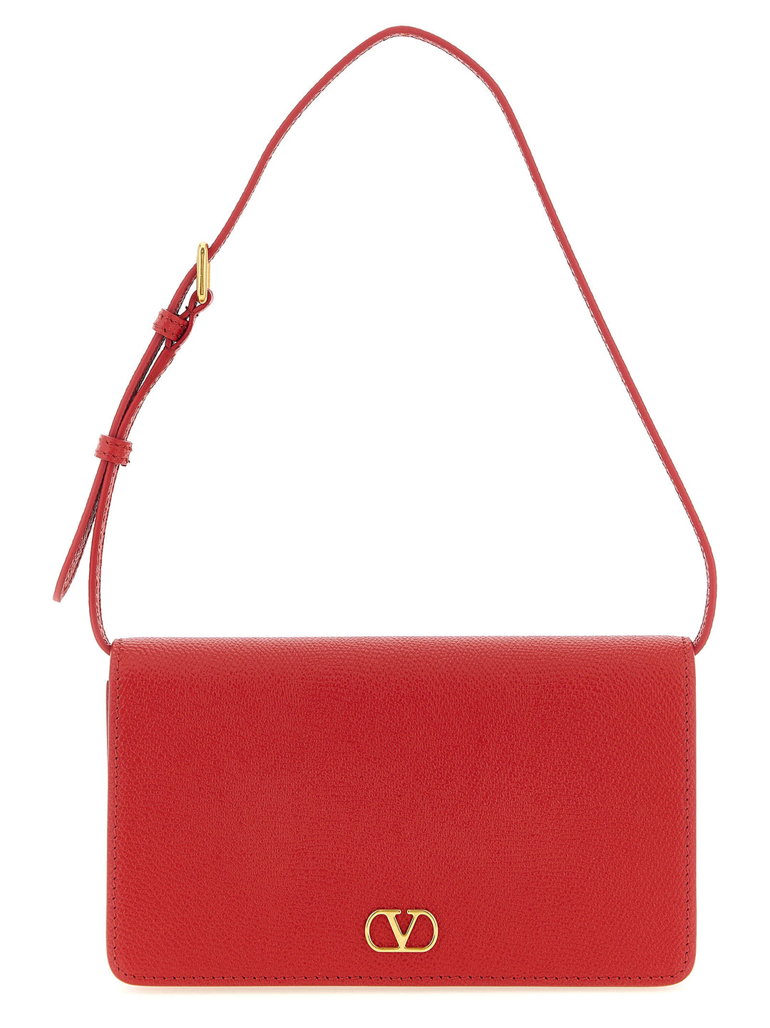 Valentino Garavani Valentino Garavani Vlogo Signature Shoulder Bag Shoulder Bags - Red | 38147879bd74e46a5827c0c48053f09680a3fe4e