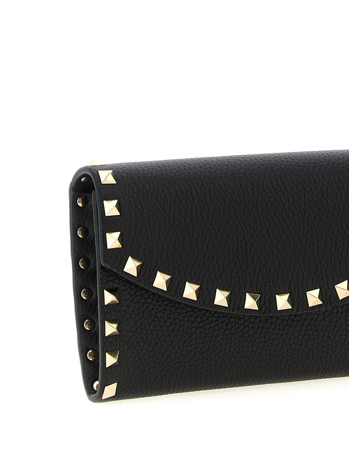 Valentino Garavani Rockstud Wallets and Card Holders - Black | 3458bc50aed3d9c089550368f60b4b1991e507ef