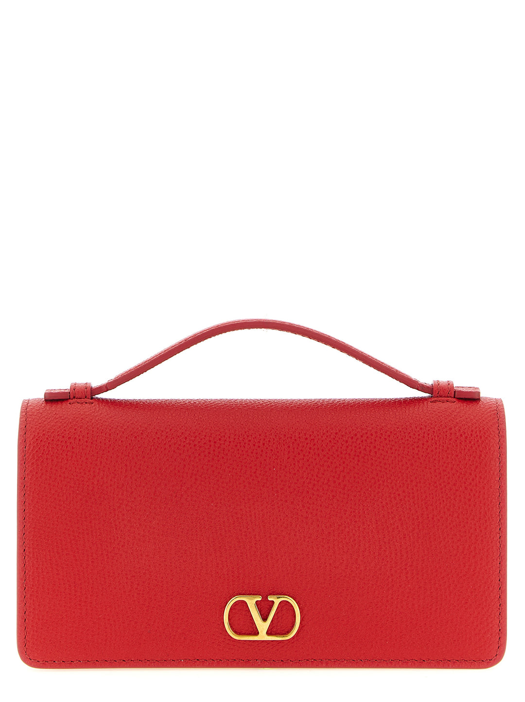 Valentino Garavani Wallet On Chain Valentino Garavani Vlogo Signature Wallets and Card Holders - Red | 03c2fb6504d33acb0daed65dc20a74a202dad2b0
