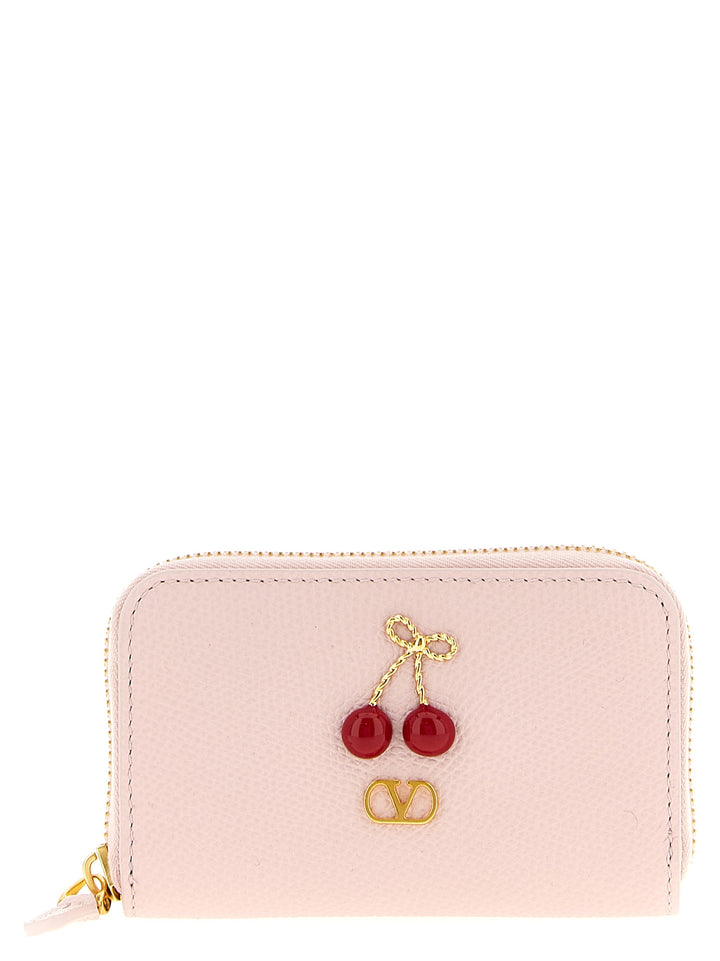 Valentino Garavani Cherryfic Wallets and Card Holders - Pink | 5435294b487bc54db819db196eabc70db7c9c33f