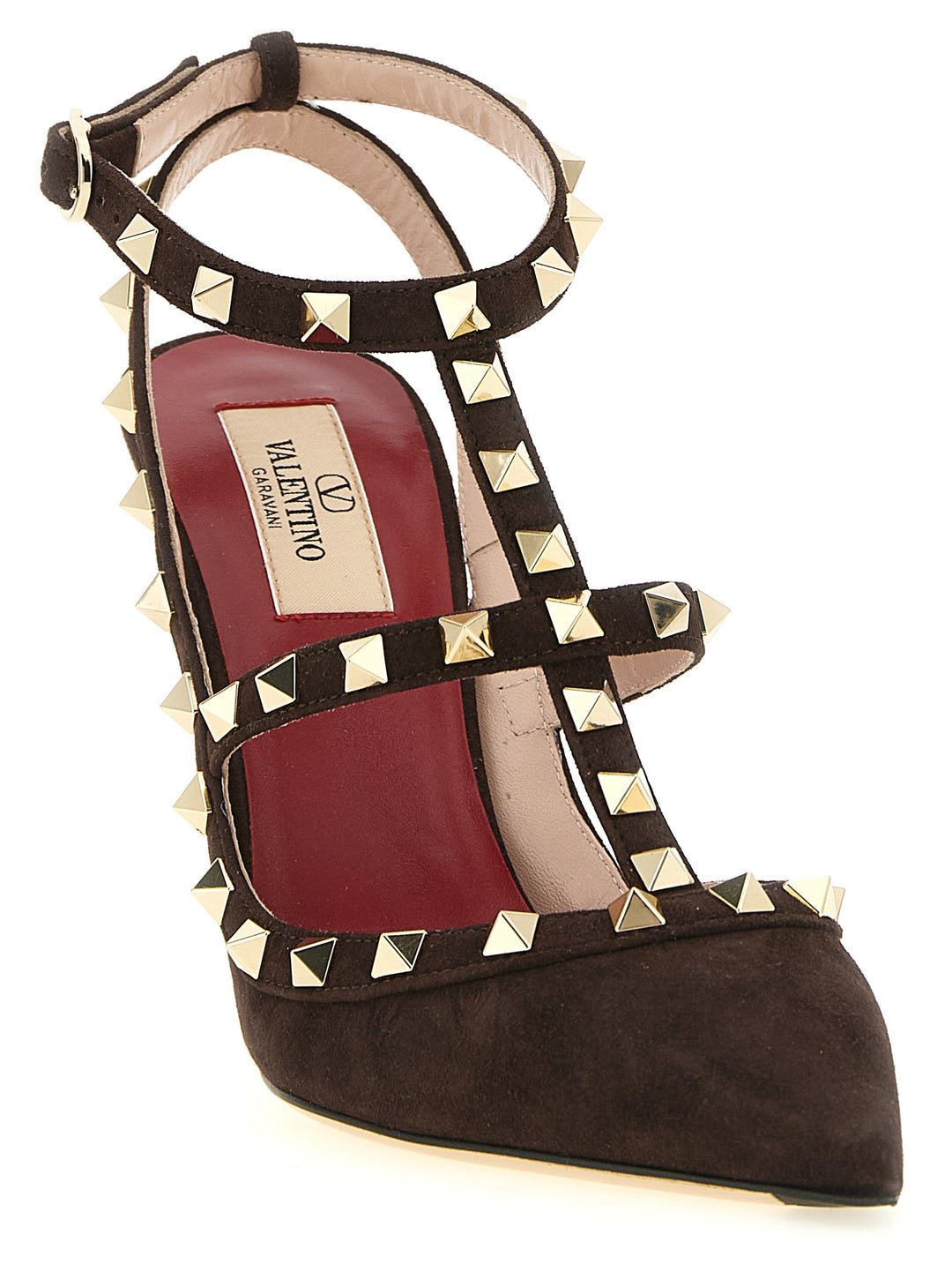 Valentino Garavani Rockstud Pumps - Brown | 1165e4b9381719cdbade39b0bdca4d198c9ca399