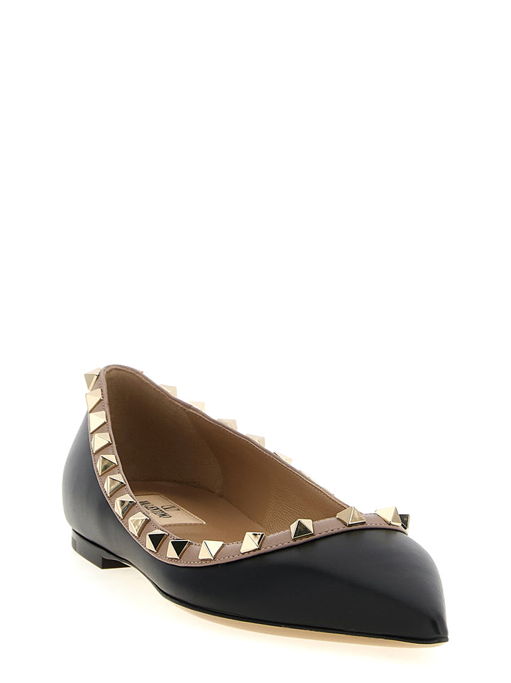 Valentino Garavani Rockstud Flat shoes - Black | 48627314bedb2ce8fe539e48d5d281dd0cac82b6