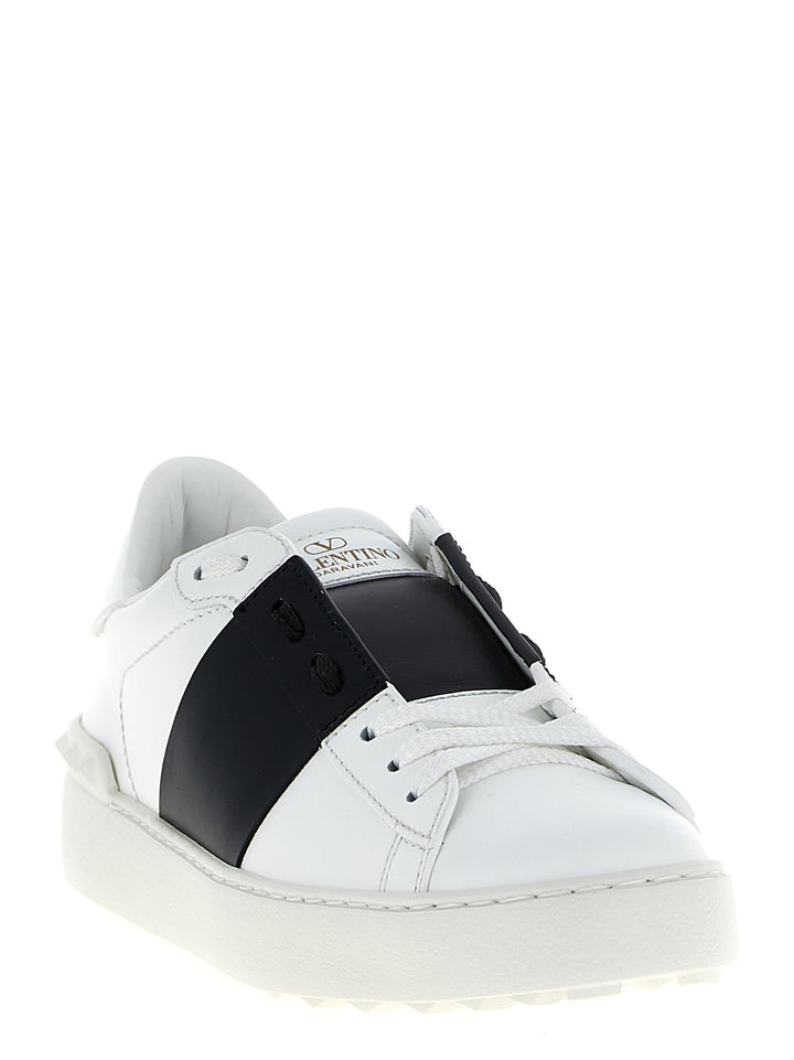 Valentino Garavani Open Sneakers - White/Black | e4bcb66f61362cef8778e79c12f502e75c8794e2