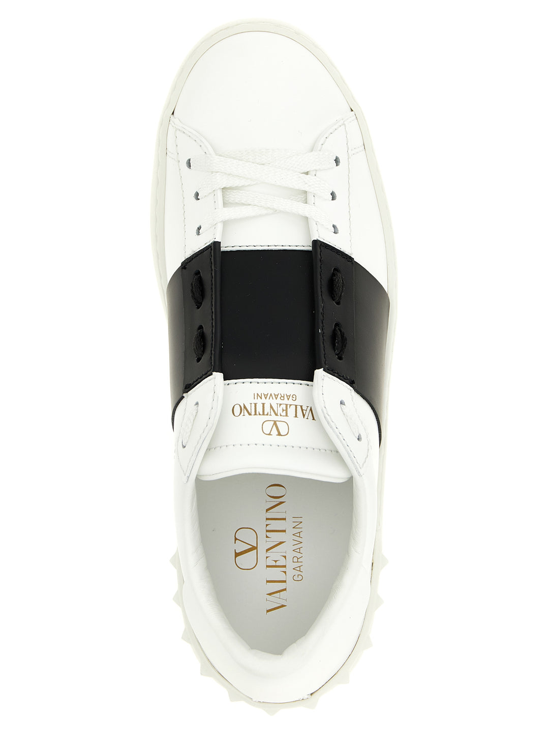 Valentino Garavani Open Sneakers - White/Black | 11dd1f353d4082de7064f8ee206815b527189540