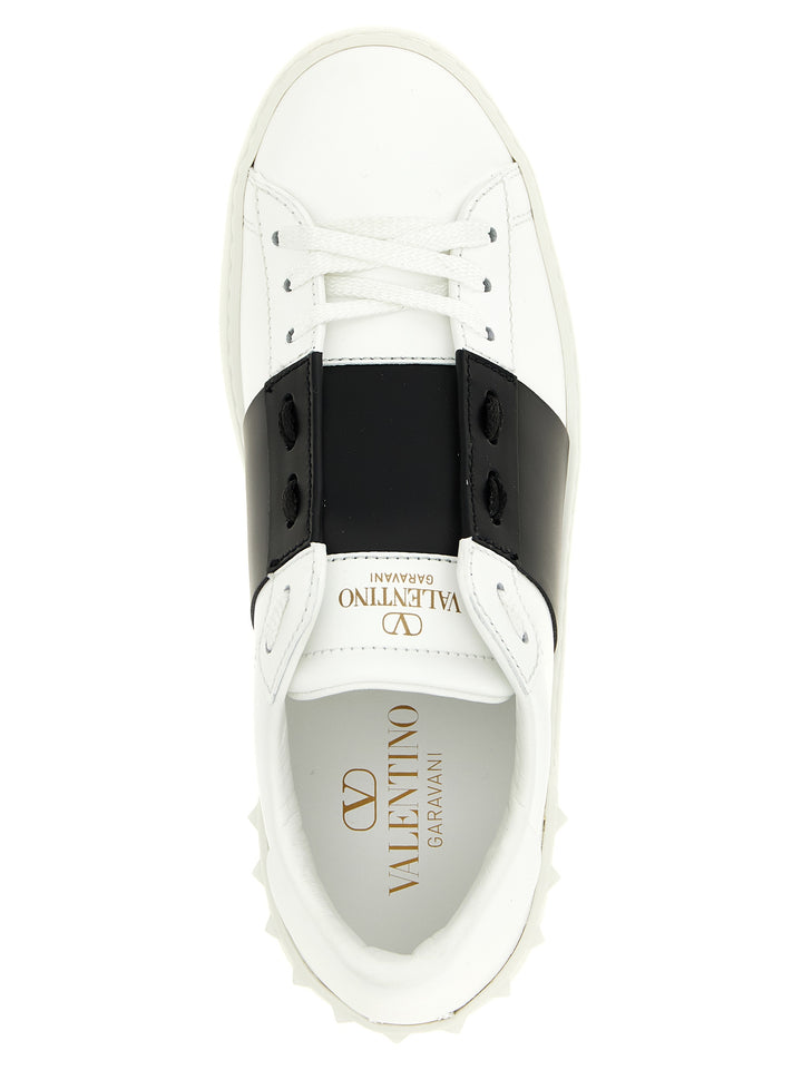Valentino Garavani Open Sneakers - White/Black | 11dd1f353d4082de7064f8ee206815b527189540