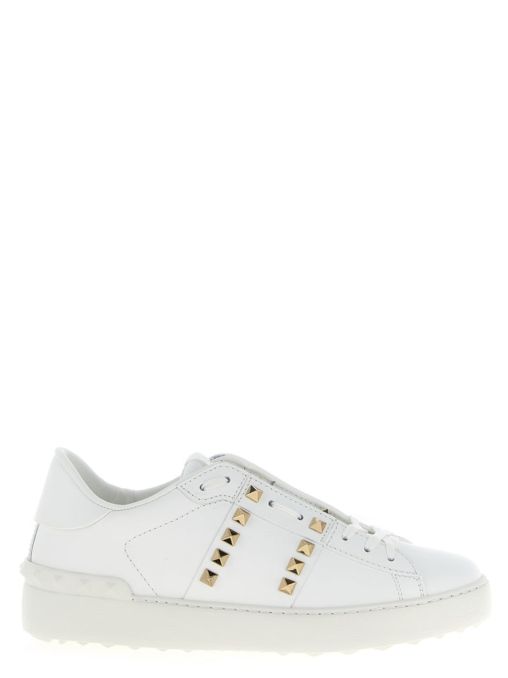 Valentino Garavani Rockstud Untitled Sneakers - White | 8c40dd83b134e562c9e80ec3a9ae3d3d321e2c14