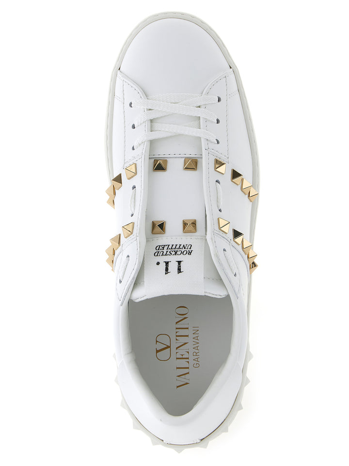 Valentino Garavani Rockstud Untitled Sneakers - White | 24a703b69760540c2531946ef430449d03b972d1