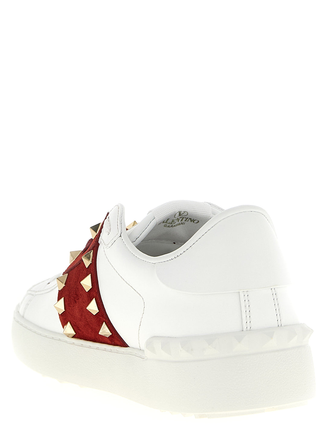Valentino Garavani Rockstud Untitled Sneakers - Red | b6b617cfc58728b258c71f66d15f2ed3dd4917ab