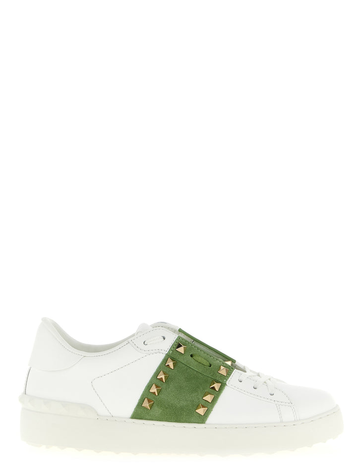 Valentino Garavani Rockstud Untitled Sneakers - Green | fe0526e508262ae6a032cedfdd0f92731c7859b8