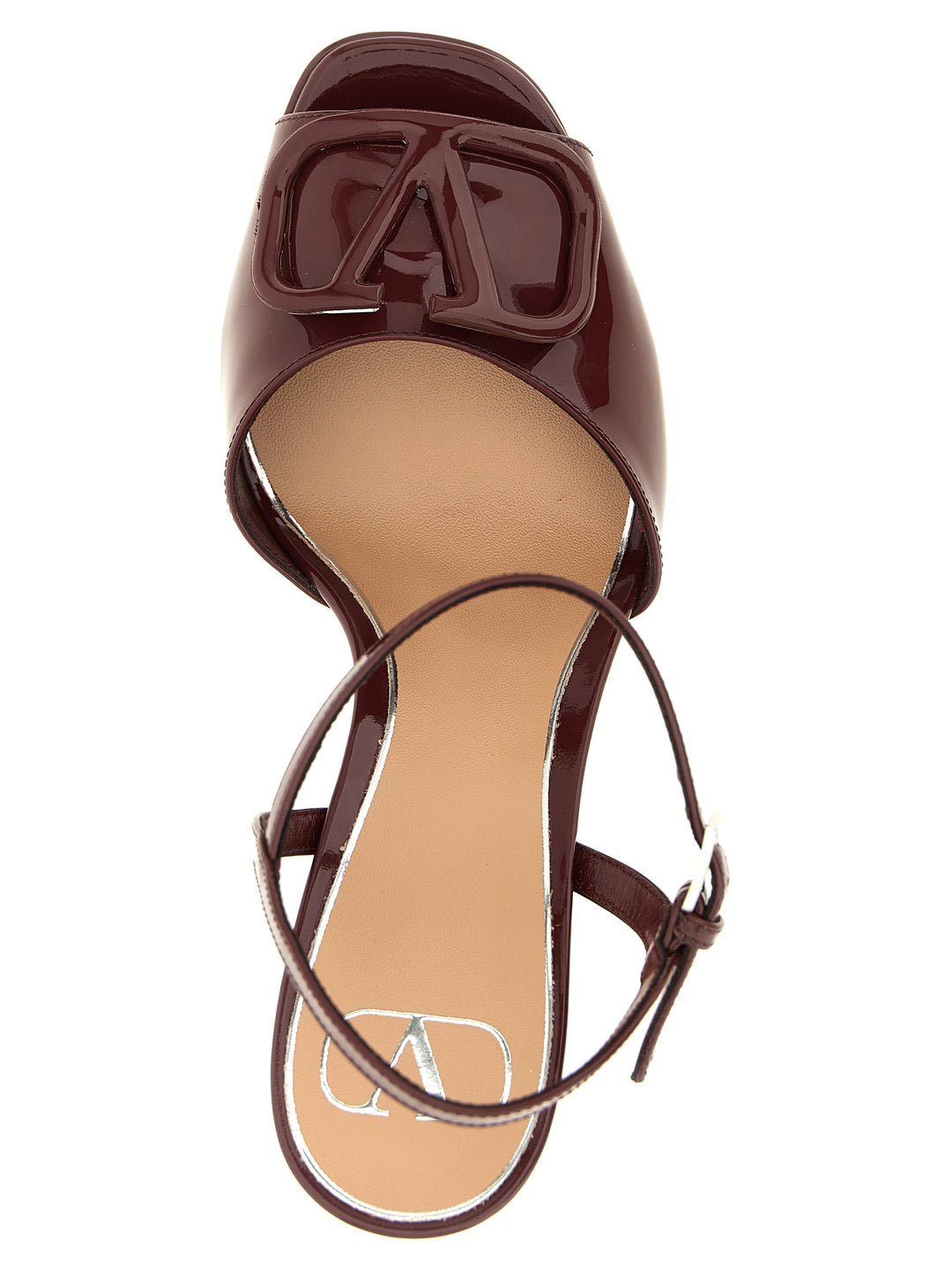 Valentino Garavani Valentino Garavani Vlogo Signature Sandals - Bordeaux | a8e6cd7c8482fe7d1a00f1e33264328457cd8968