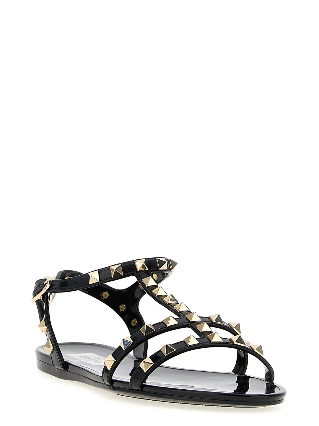 Valentino Garavani Rockstud Sandals - Black | 6f47398148411b98869d86d6fe3c7a9251da96fe