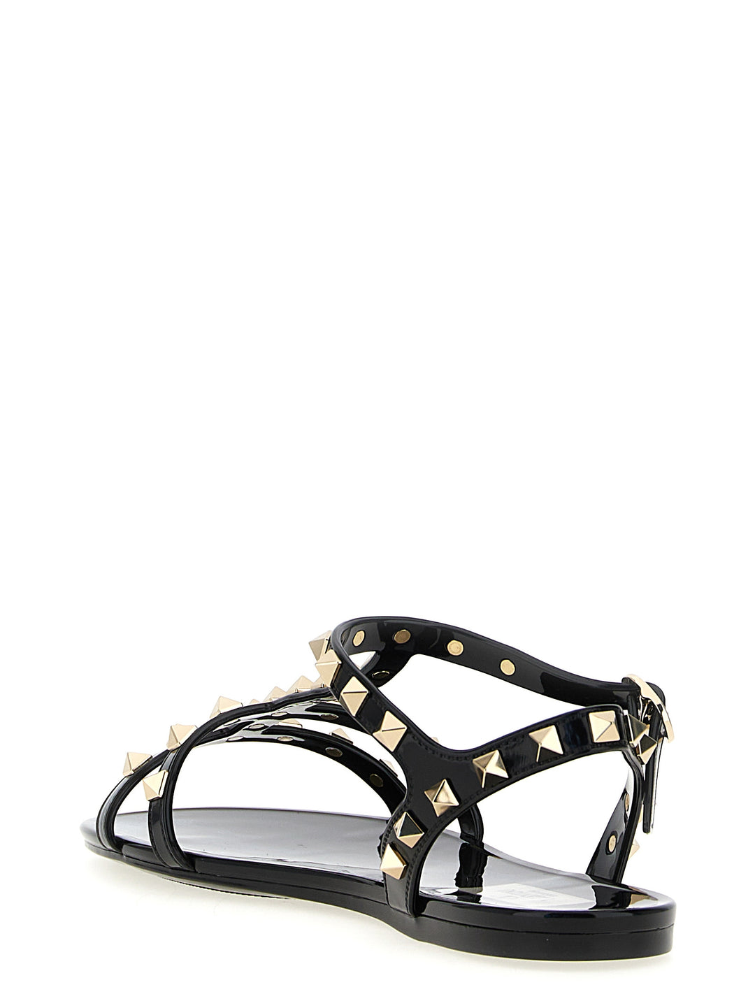 Valentino Garavani Rockstud Sandals - Black | e89a64470f12ec209d8639541d1ed855bd0a699d