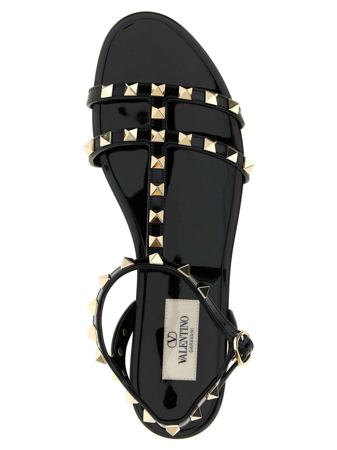 Valentino Garavani Rockstud Sandals - Black | 0058c4b49f1529bd7eb982b3a54aaa69733ecb50