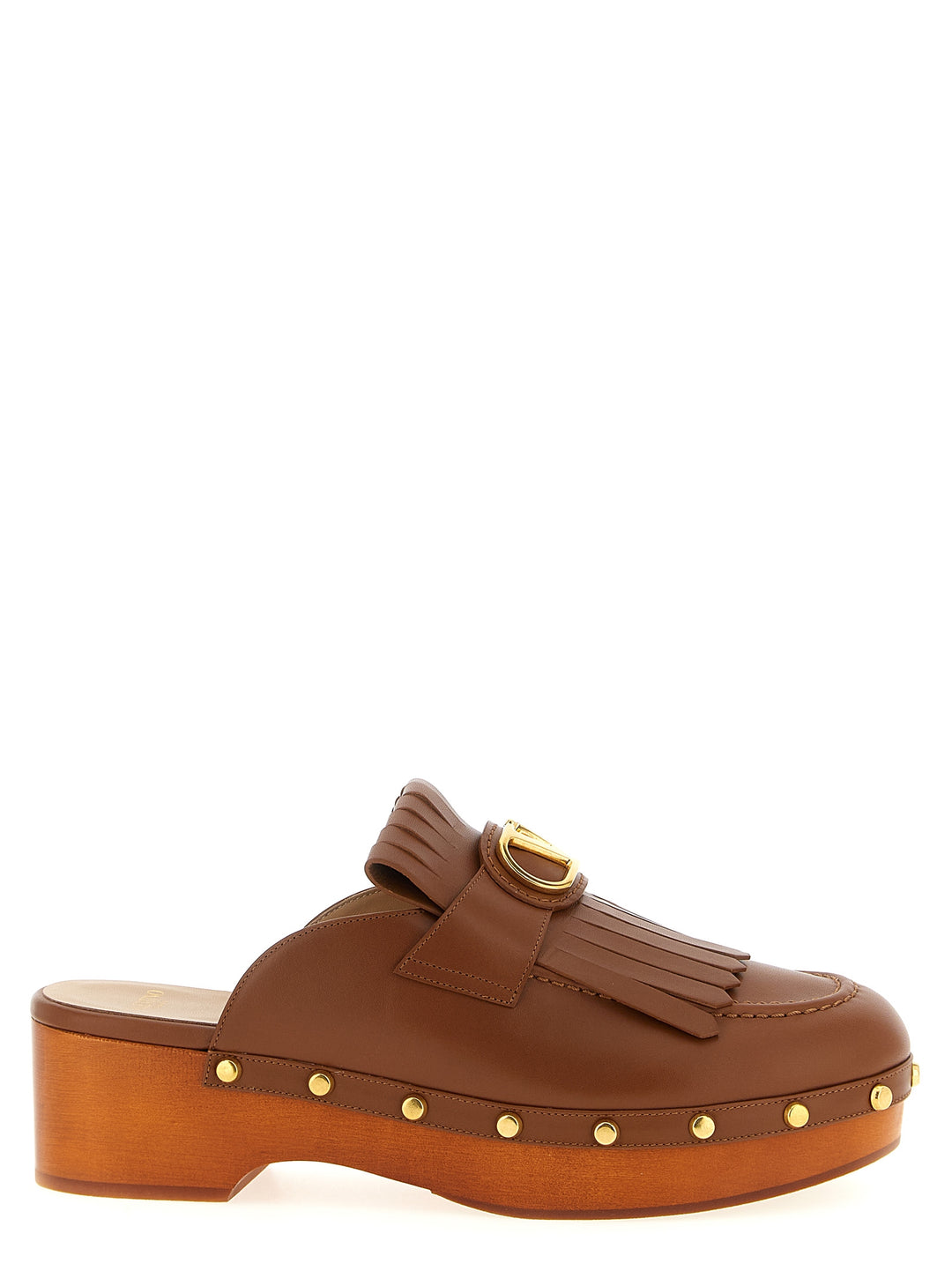 Valentino Garavani Vlogo Signature Pumps - Brown | 85f8aa855b0baa60b97dea7bd582aa266cf438c3