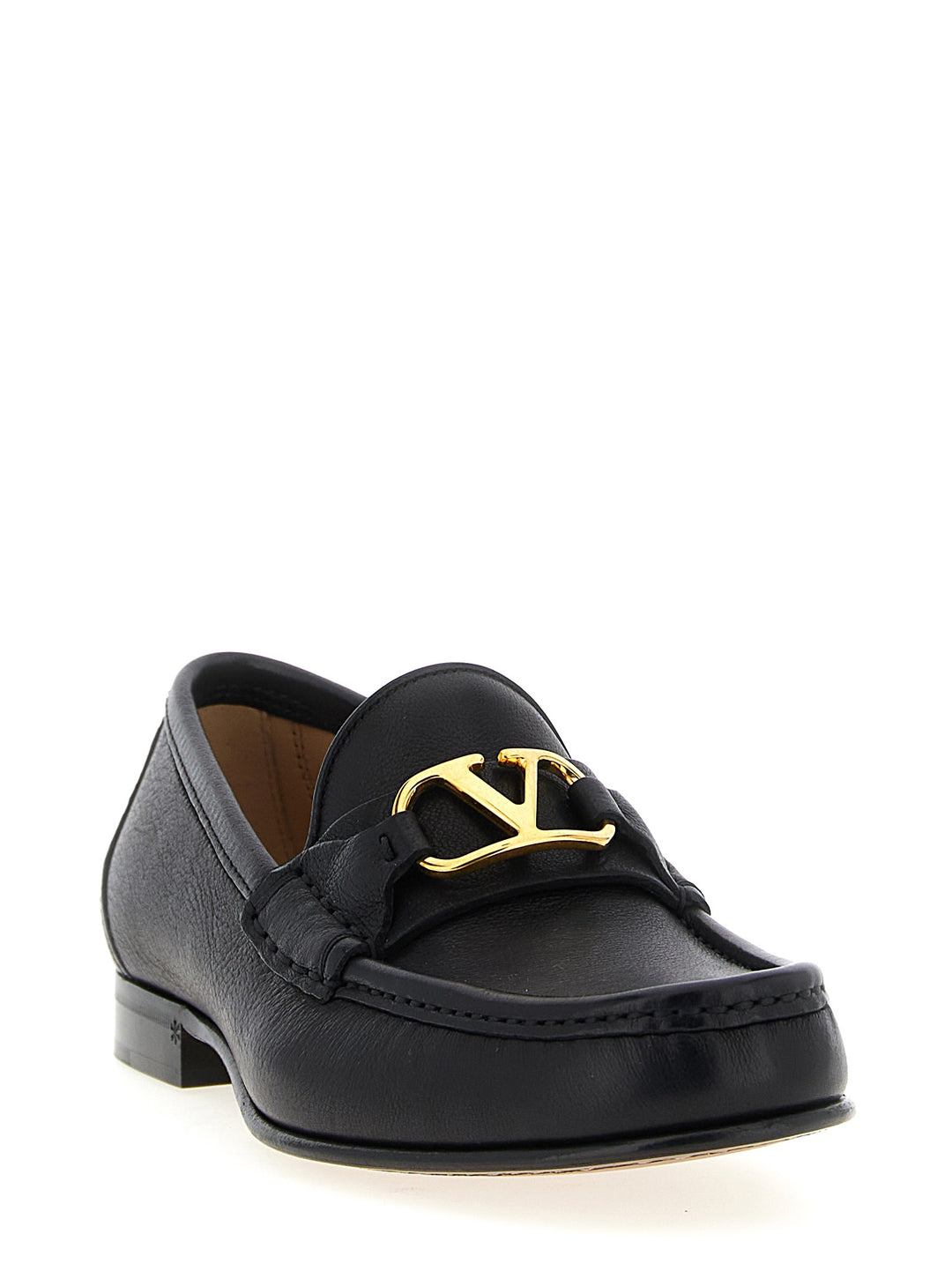 Valentino Garavani Valentino Garavani Vlogo Signature Loafers - Black | 936f5425c9acbd8e13a7fee1c4db19c248f37a63