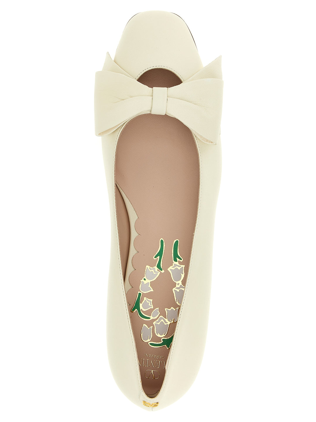 Valentino Garavani Bowow Flat shoes - White | 6735ffab04776cf24025713b8b0accf8886942b7