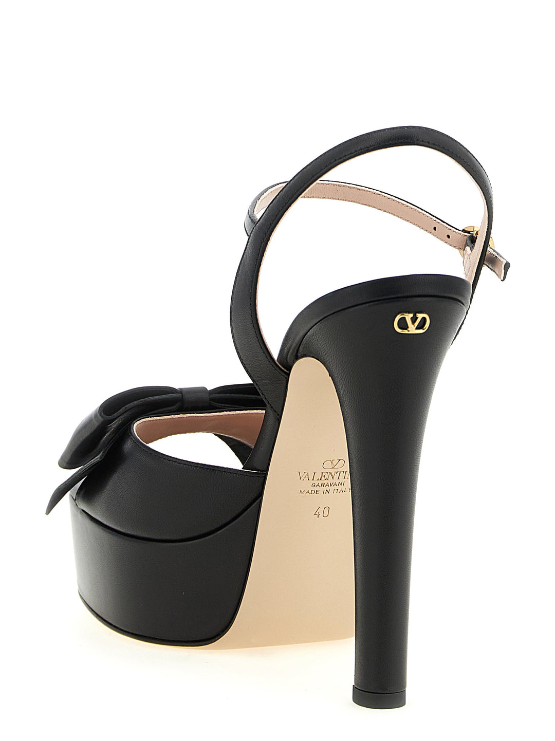 Valentino Garavani Bowow Sandals - Black | dc116c663631ce81ac87b582f06d906f6dd9245b