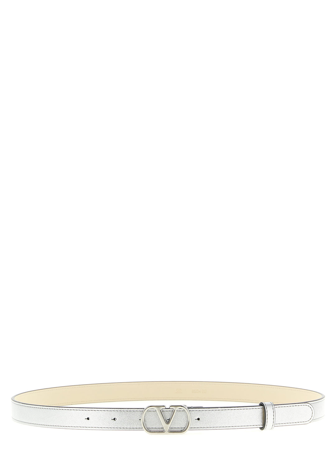 Valentino Garavani Vlogo Belts - Silver | 5f23a1be3daf78eb576aa53f7d3b19fa70d416ba