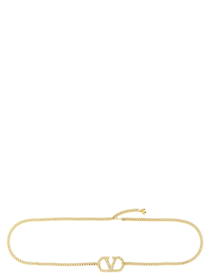 Valentino Garavani Vlogo Signature Belts - Gold | 6c1967228e3f3b6472a20f88e6f6d47ea608afa4