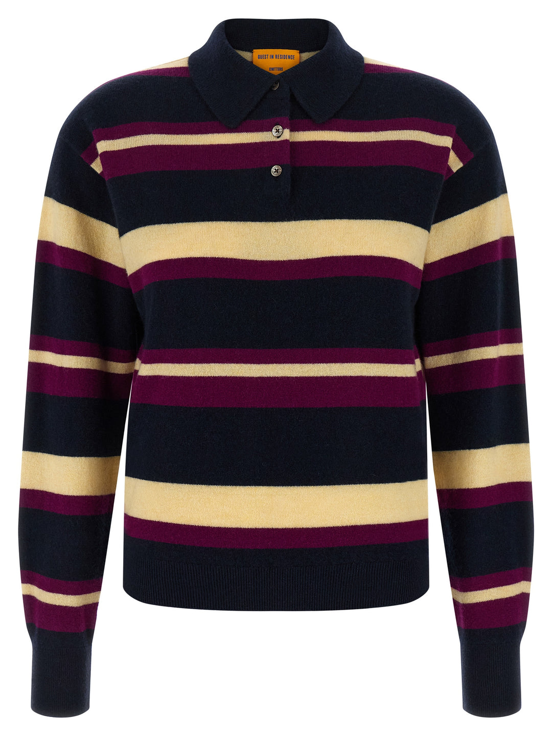 Guest In Residence Collegiate Stripe Polo - Multicolor | 03d199672f2a45d193207d797ac0c16ce72b1de5
