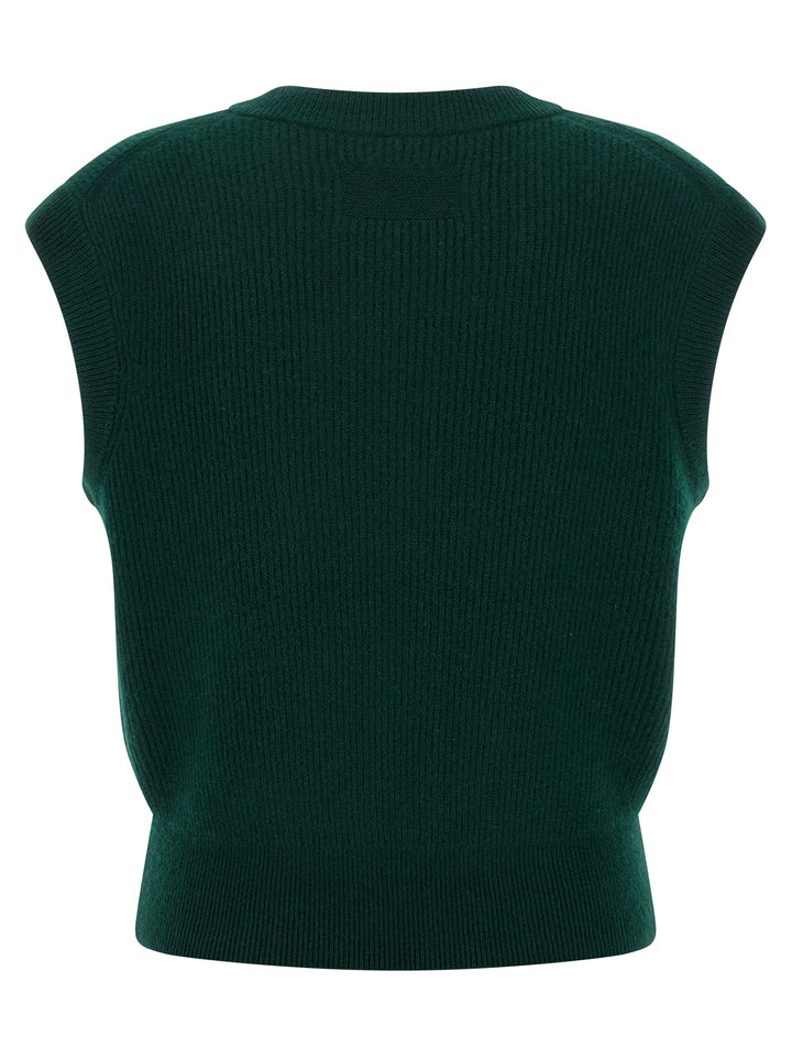 Guest In Residence Rib Gilet - Green | 0a9a19f7c479a38ea914f78091cfb0393abea24d