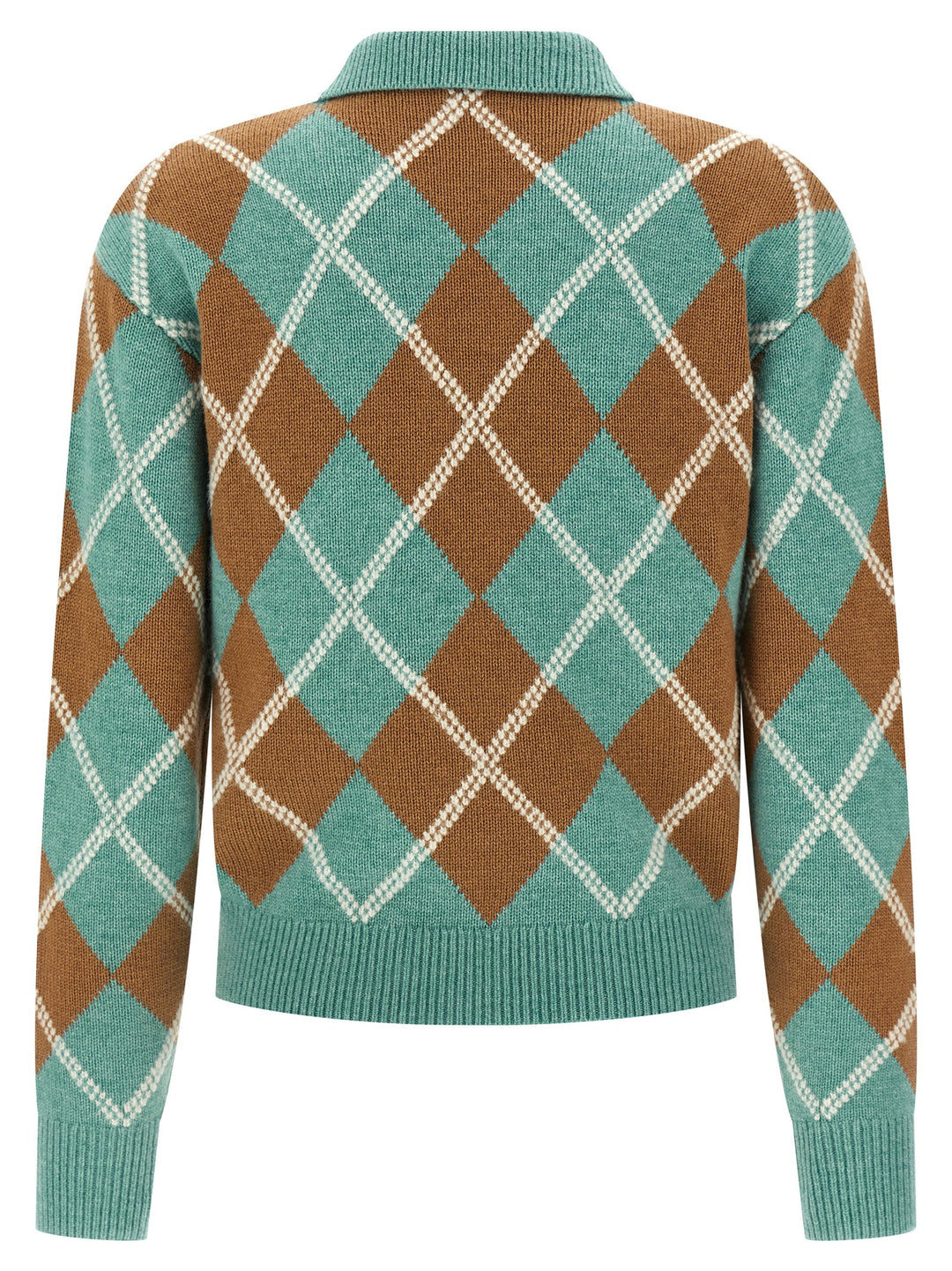 Guest In Residence Collegiate Argyle Polo - Light Blue | 1a2a5a6287df4d321d20cadcce16231e1d83598e