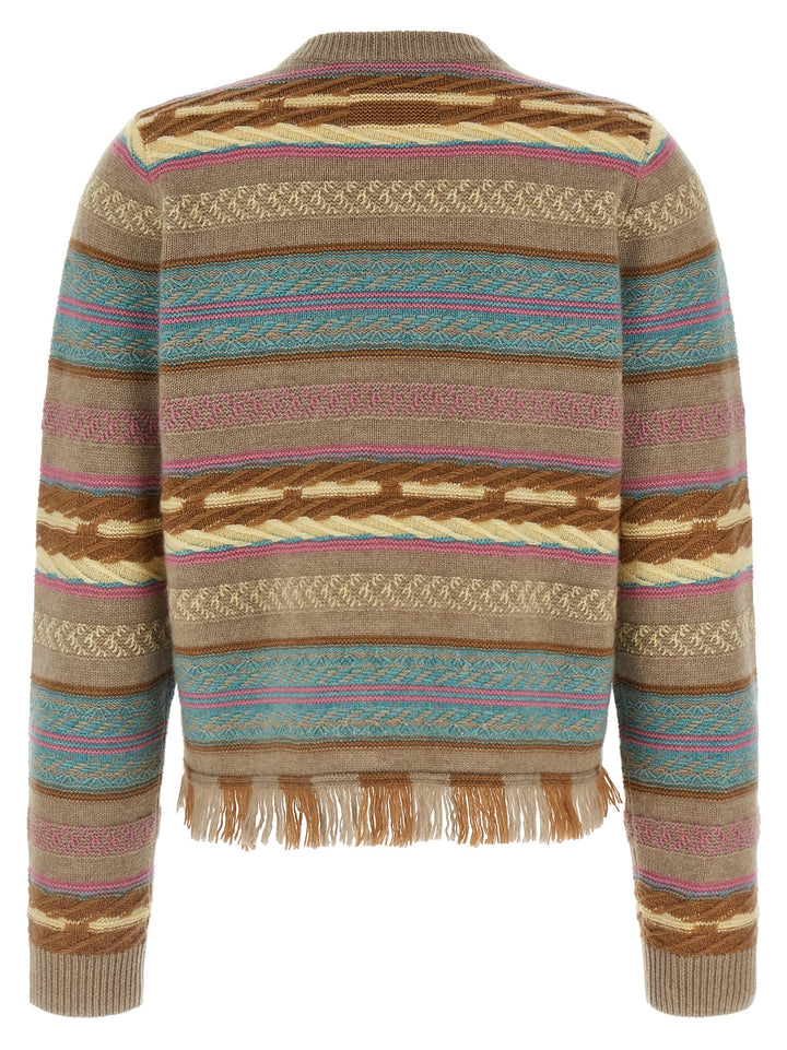 Guest In Residence Western Stripe Sweaters and Cardigans - Multicolor | 40782b655bfe52399c528c7b607a976849f31d58