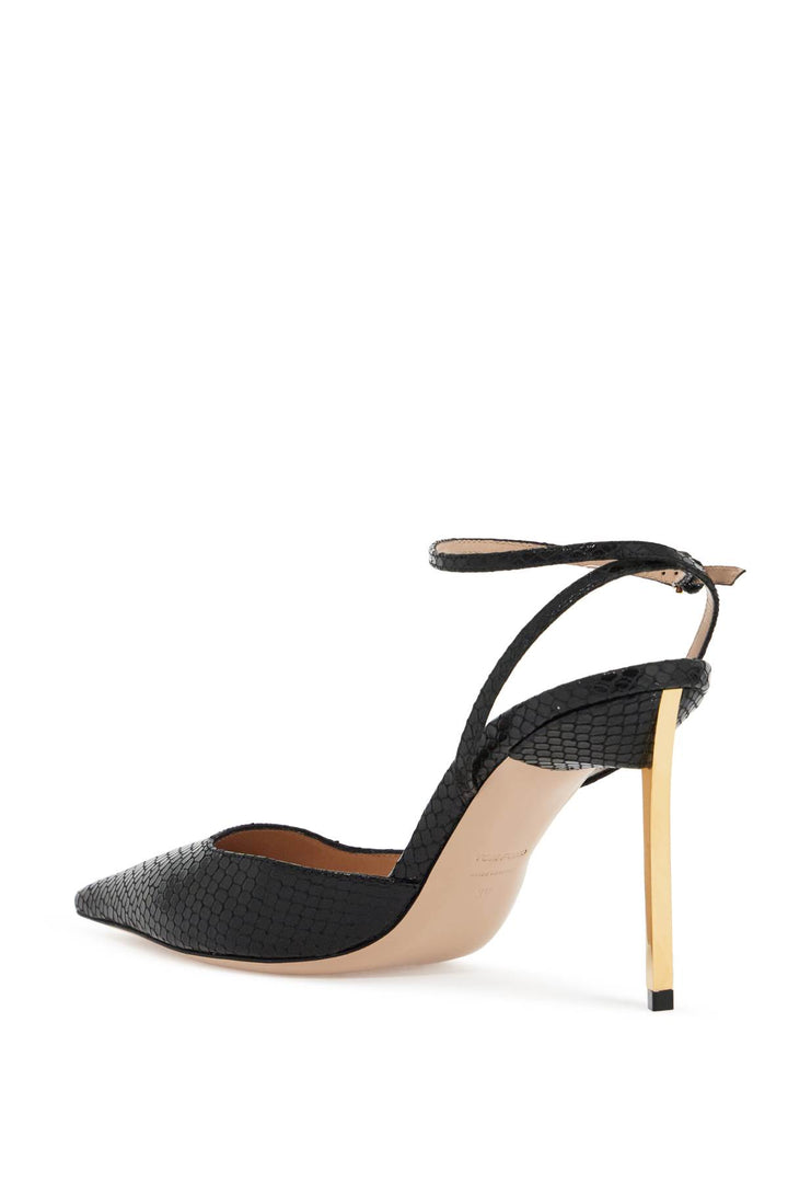 Décolleté Slingback In Stampa Cocco