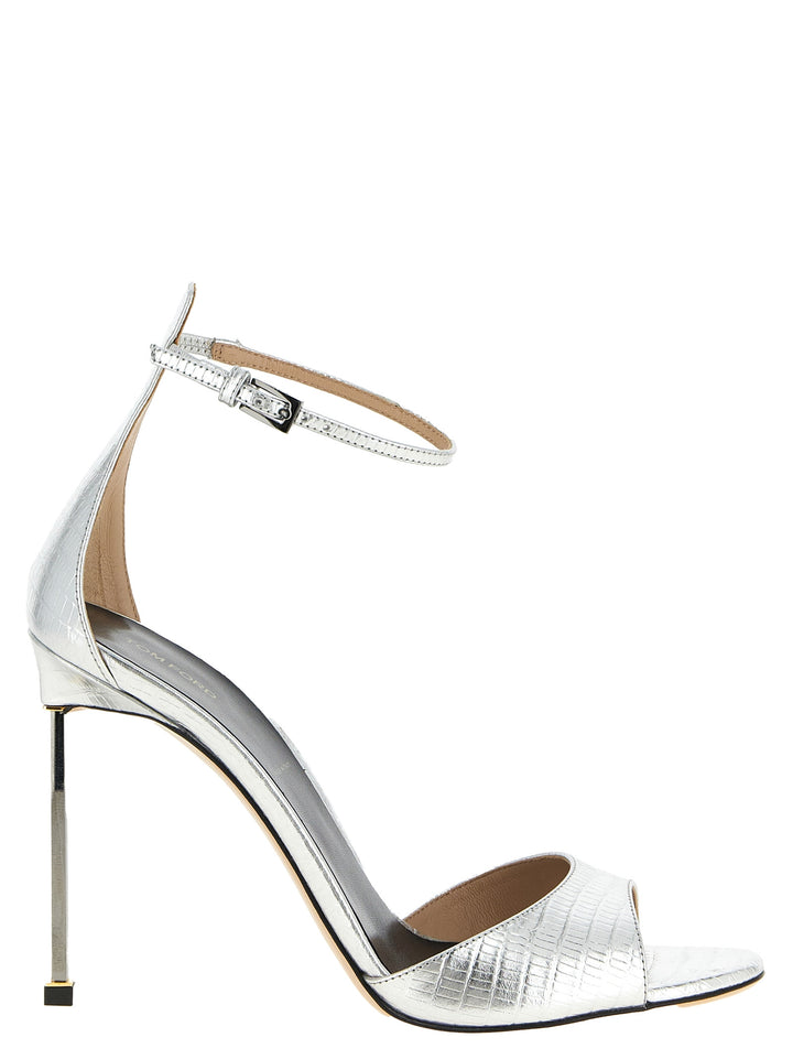 Tom Ford Tejus Sandals - Silver | 6dd7679d367bf19abc6524f3fb737253233b8c2f