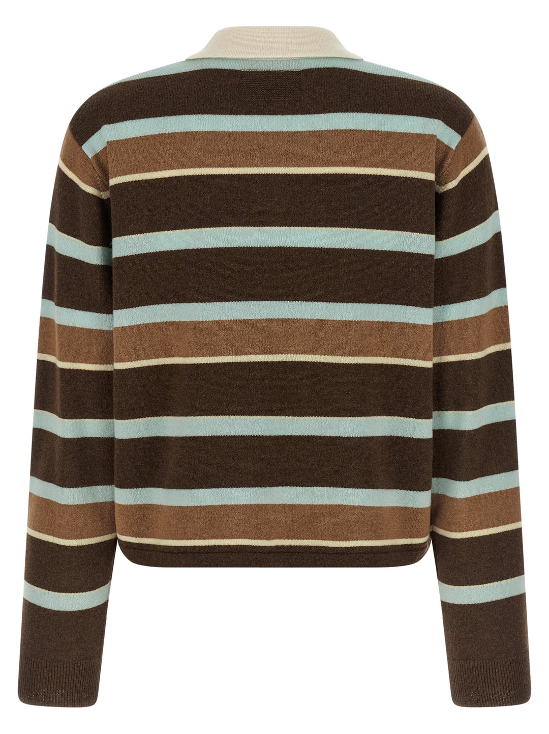 Guest In Residence Cropped Stripe Rugby Sweaters and Cardigans - Multicolor | 86759e0297f3d357d4bc17c8aa929721b6124649