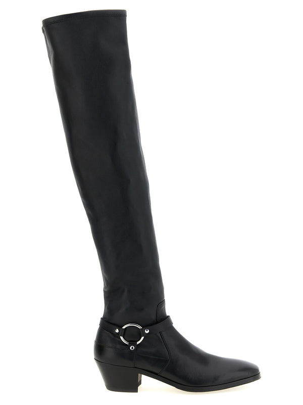 Cuissarde Boots Boots And Ankle Boots Black