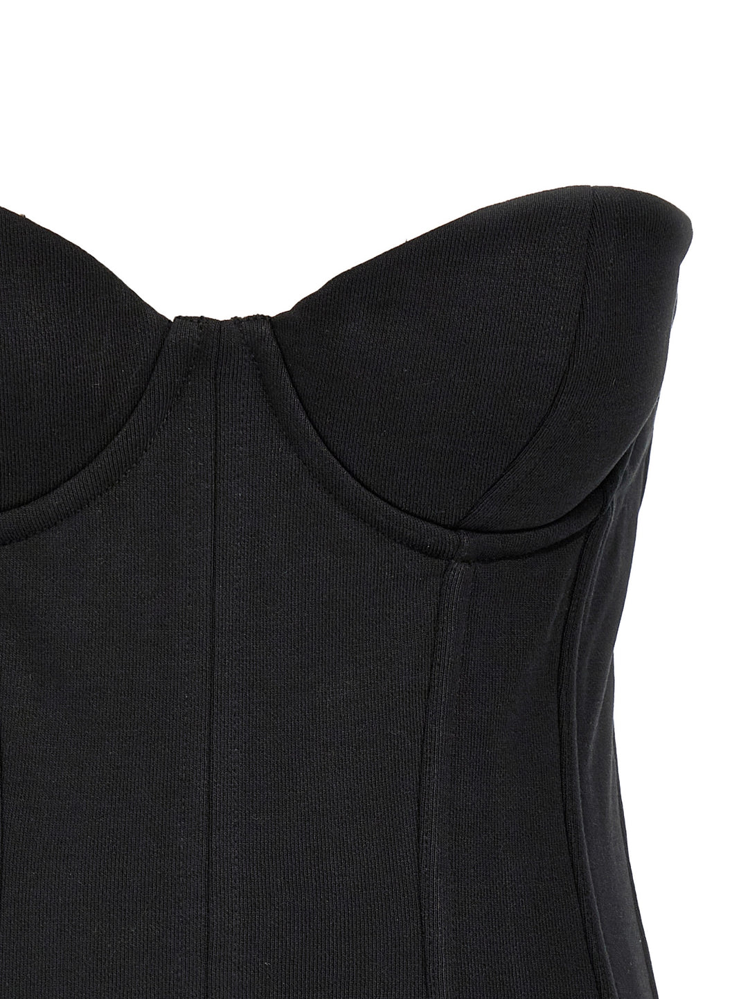 Molleton Corset Tops Black