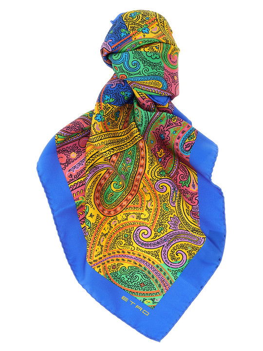 Floral Paisley Scarf Scarves And Foulards Multicolor