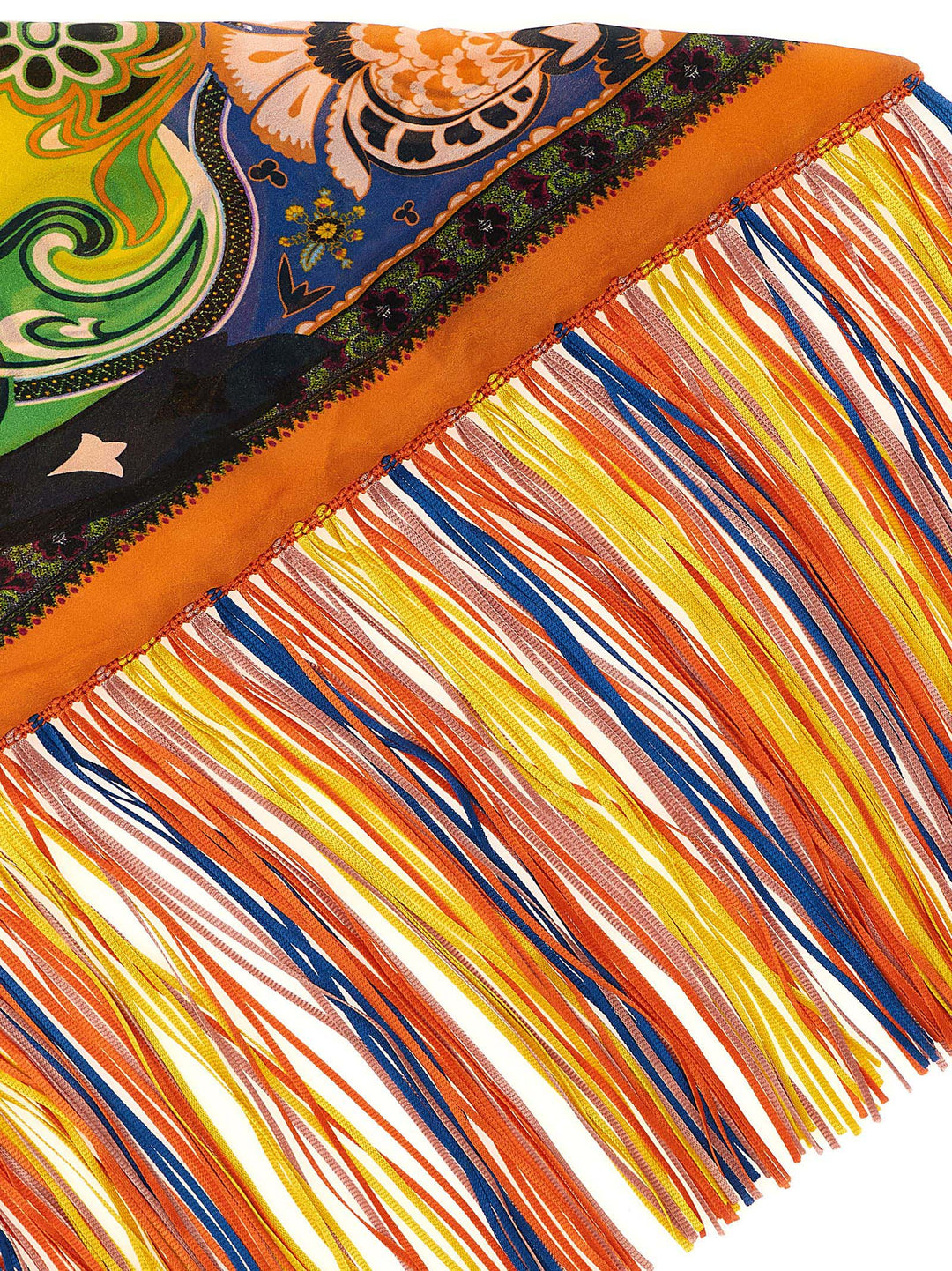 Etro Fringed Scarf Scarves and Foulards - Multicolor | 35441abc6c46aff859609d7a2f695bea4b388713