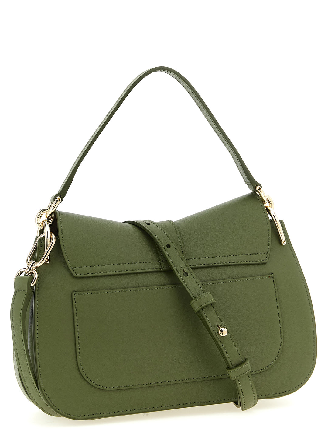 Furla Flow M Shoulder Bags - Green | 7760f33ab3d6a5a7d61f935d64545ce1c6a18bb1