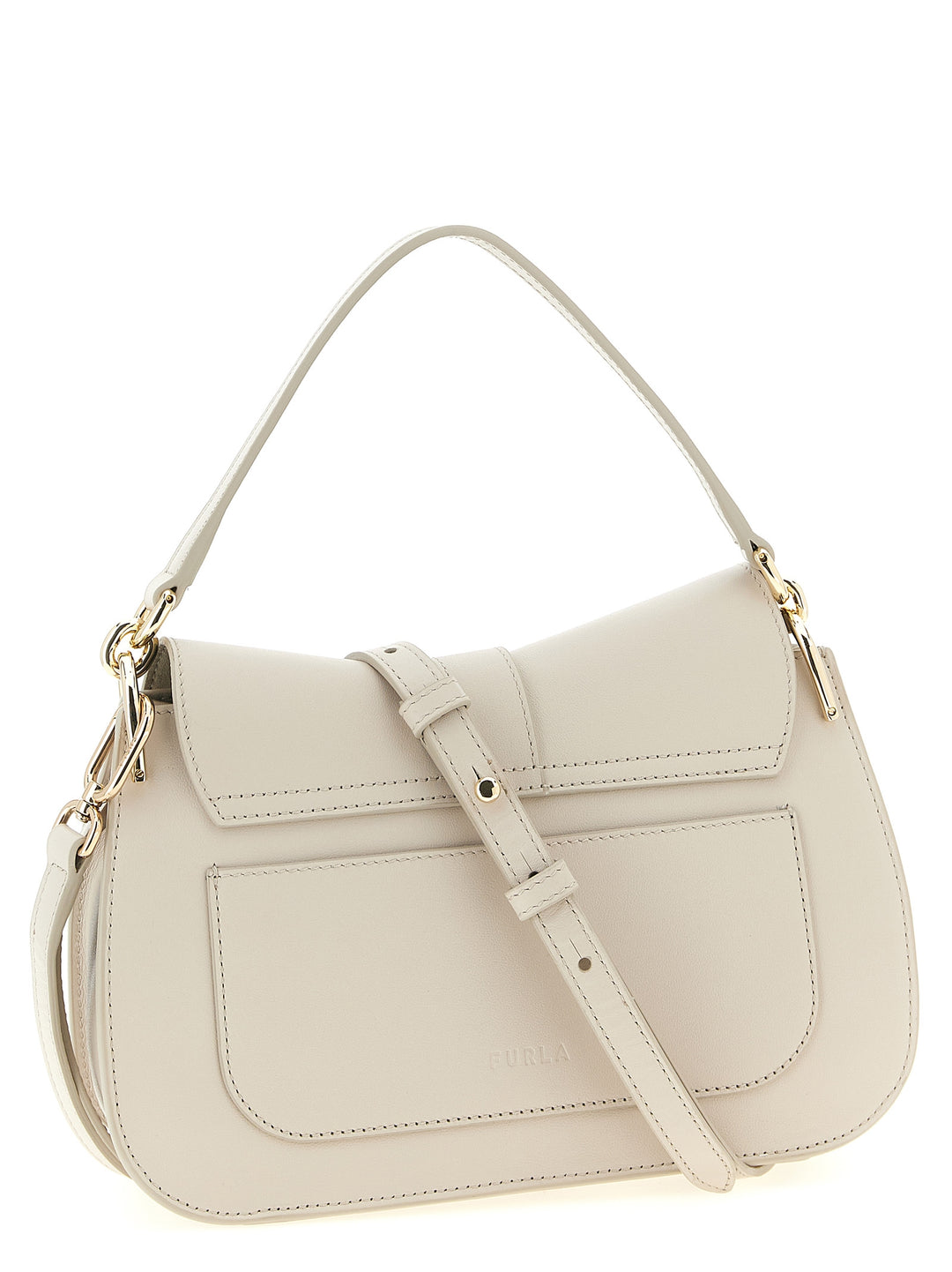 Furla Flow M Shoulder Bags - Beige | 19b60f87d1492a0ff51e3e90d48d28c23eacb0c9