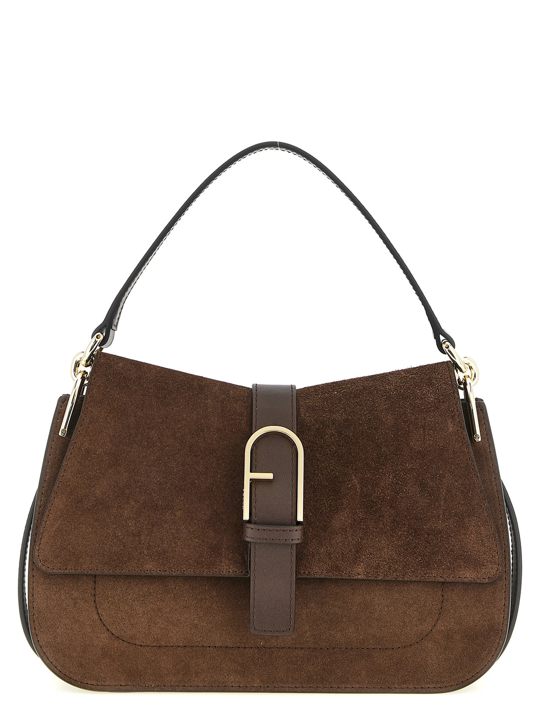Furla Flow M Hand Bags - Brown | 369abcd49663680d75d7a3218612d67f5d4356d5