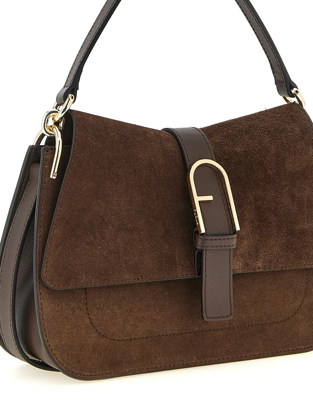 Furla Flow M Hand Bags - Brown | e377e6beca14cb220ec17eaecd8bb1bce1da798f