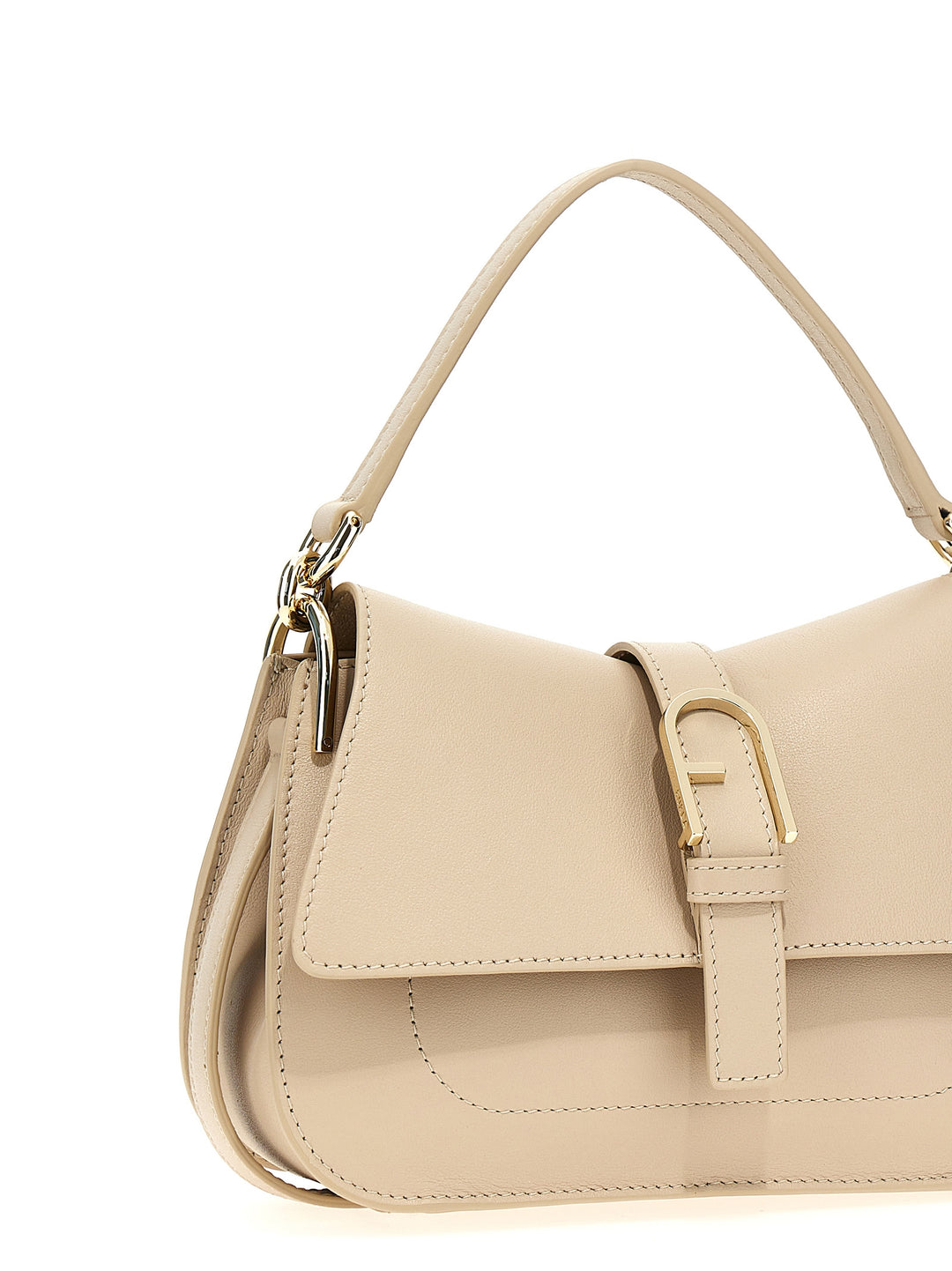 Furla Flow Mini Hand Bags Beige