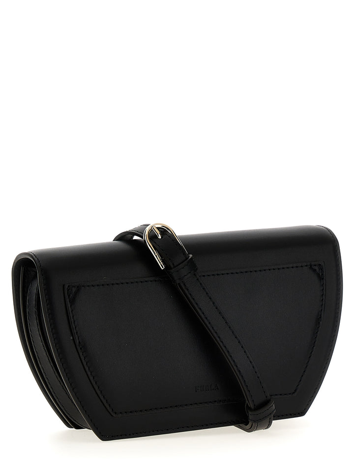 Furla Sfera Mini Crossbody Bags Black